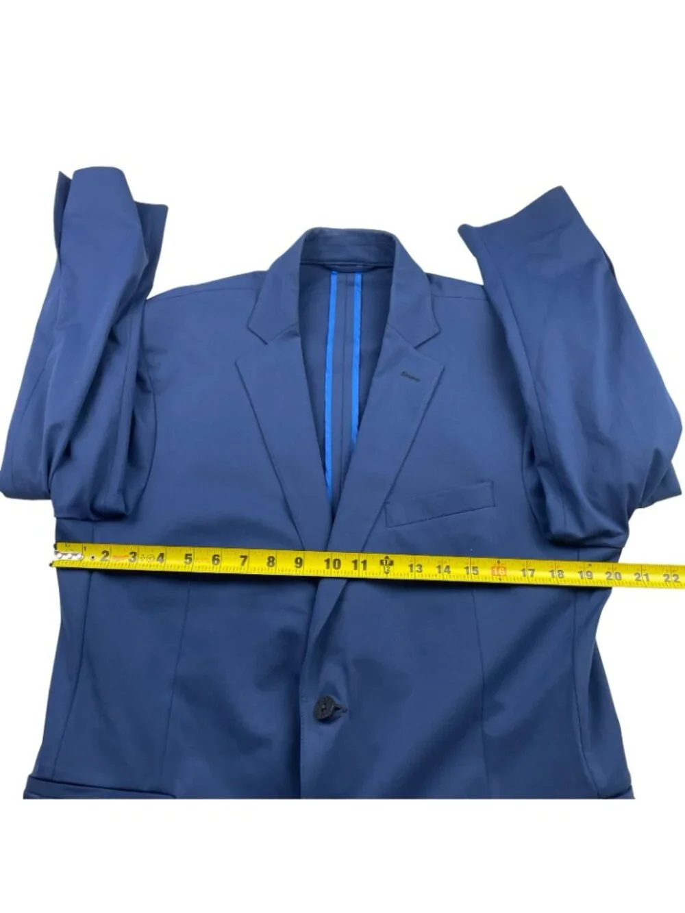 Twillory Men’s Performance Stretch Travel 2-Button Blazer Blue • 42S US